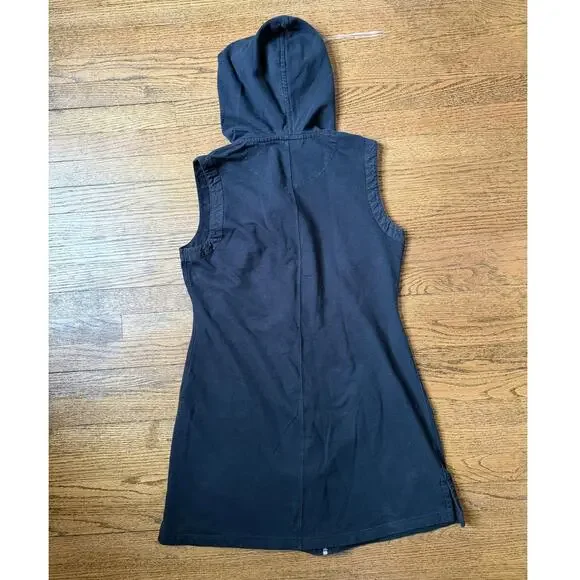 Disney Mickey Mouse Black Zip-Up Hoodie Dress Size S/M - Picture 6 of 6